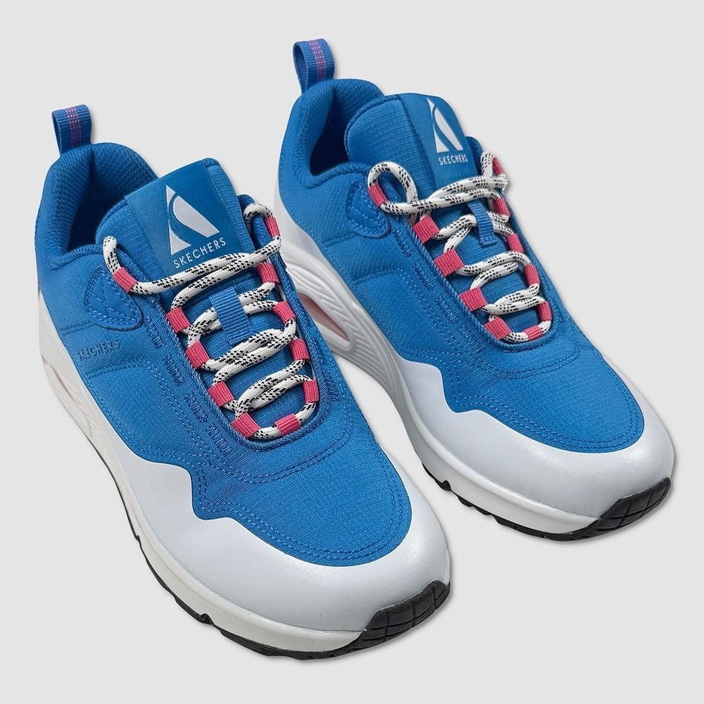 Skechers Street Uno Mavy Sneakers / Shoes - NEW Womens 7.5 Blue - #49388-FLR - Picture 3 of 5
